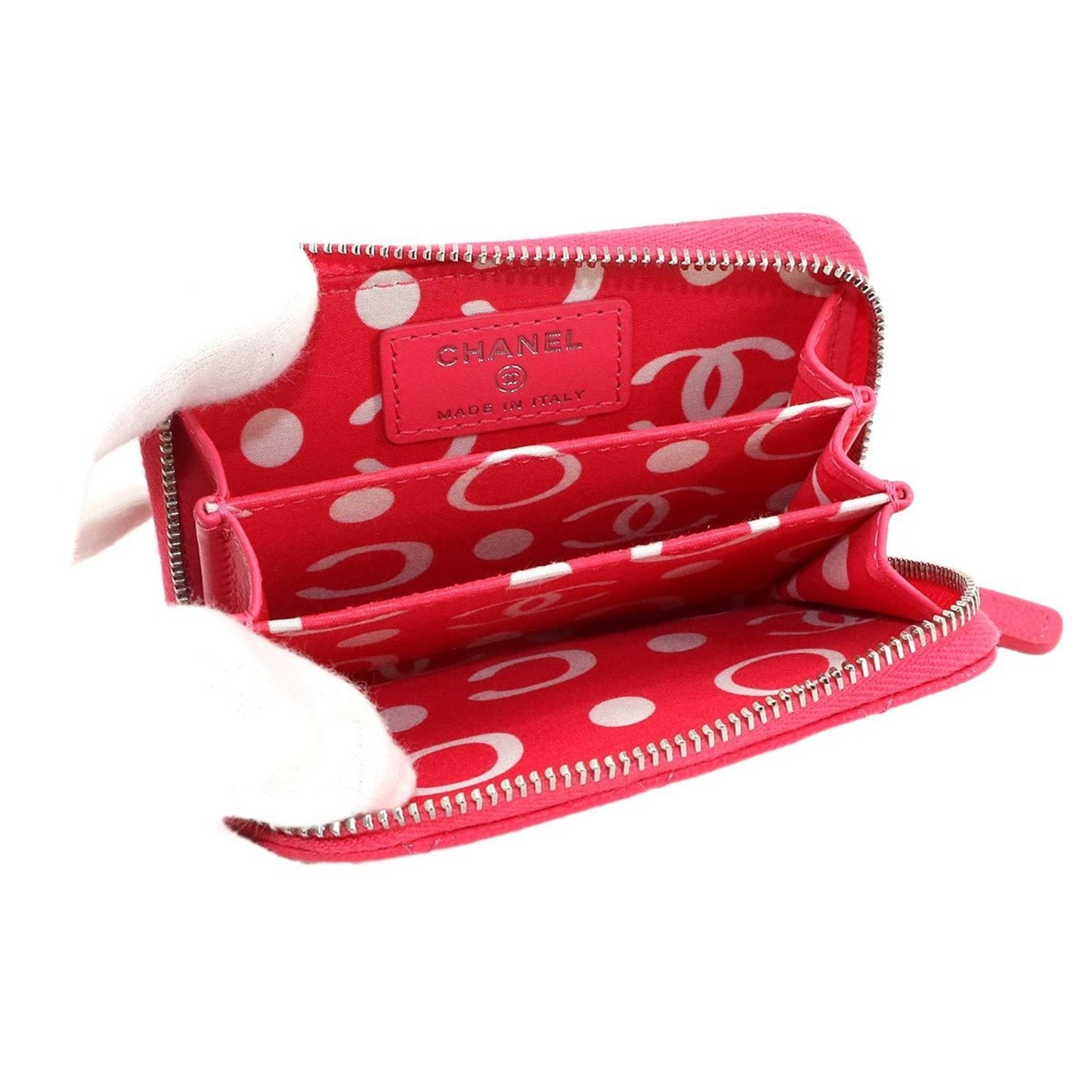 Chanel Matelasse Zip Coin Purse