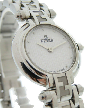 Fendi 750L Zucca Stainless Steel White Quartz Watch 1501Fendi