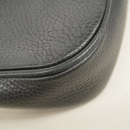 Gucci Soho Interlocking G Shoulder Bag 5363224 Leather Black Champagne