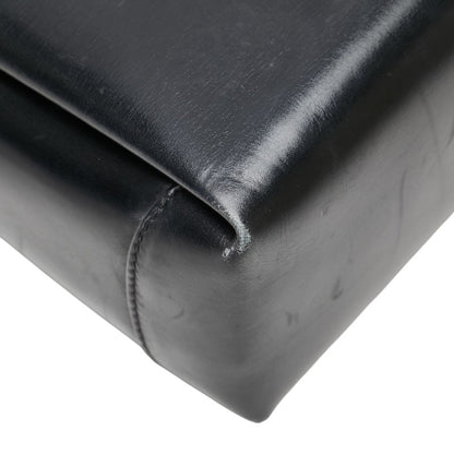 Gucci Old Shoulder Bag Black Leather