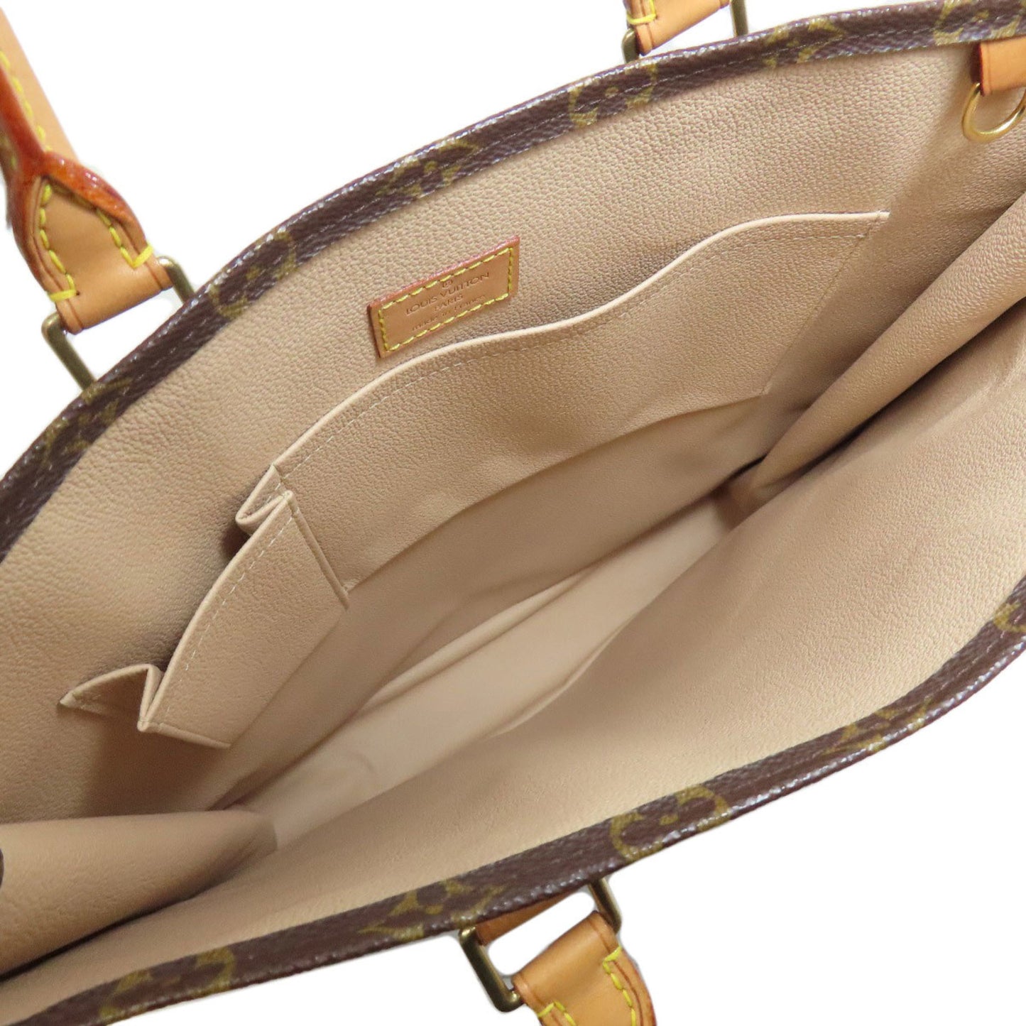 Louis Vuitton M51140 Sac Plat Tote Bag Monogram Canvas