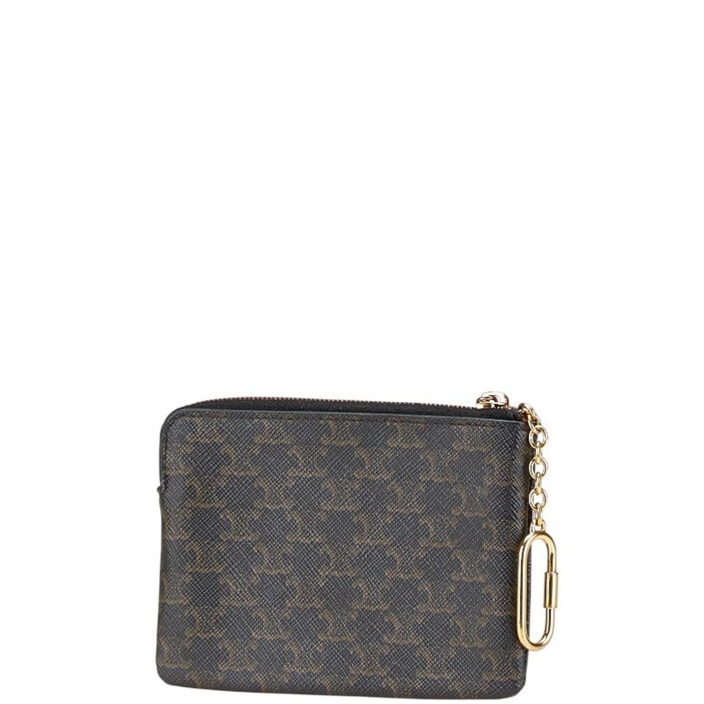Celine Triomphe Wallet/Coin Case In Brown