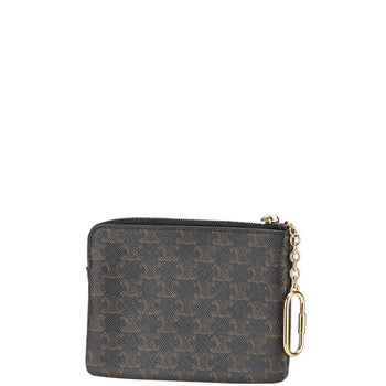 Celine Triomphe Wallet/Coin Case In Brown