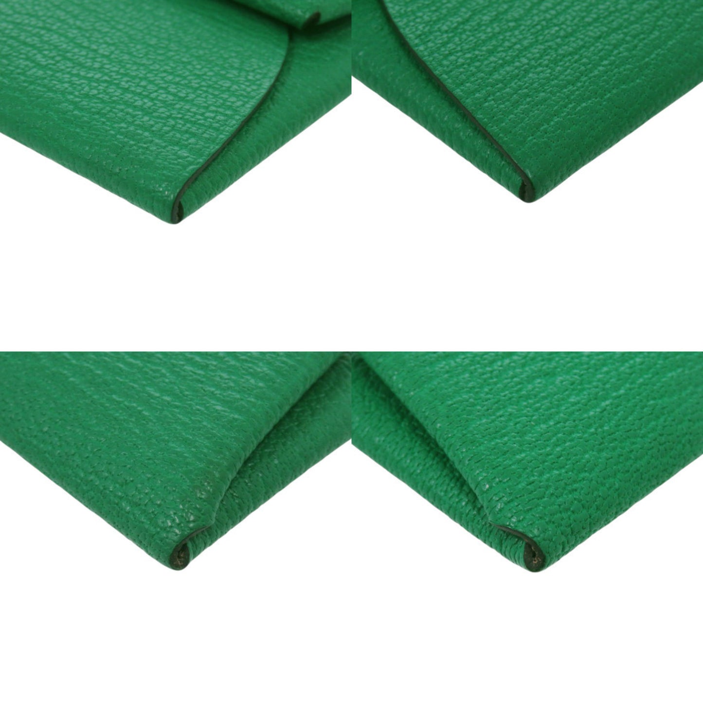 Like New Herms Bastia Verso Chevre Mysore Bamboo/Rose Darling Silver Hardware