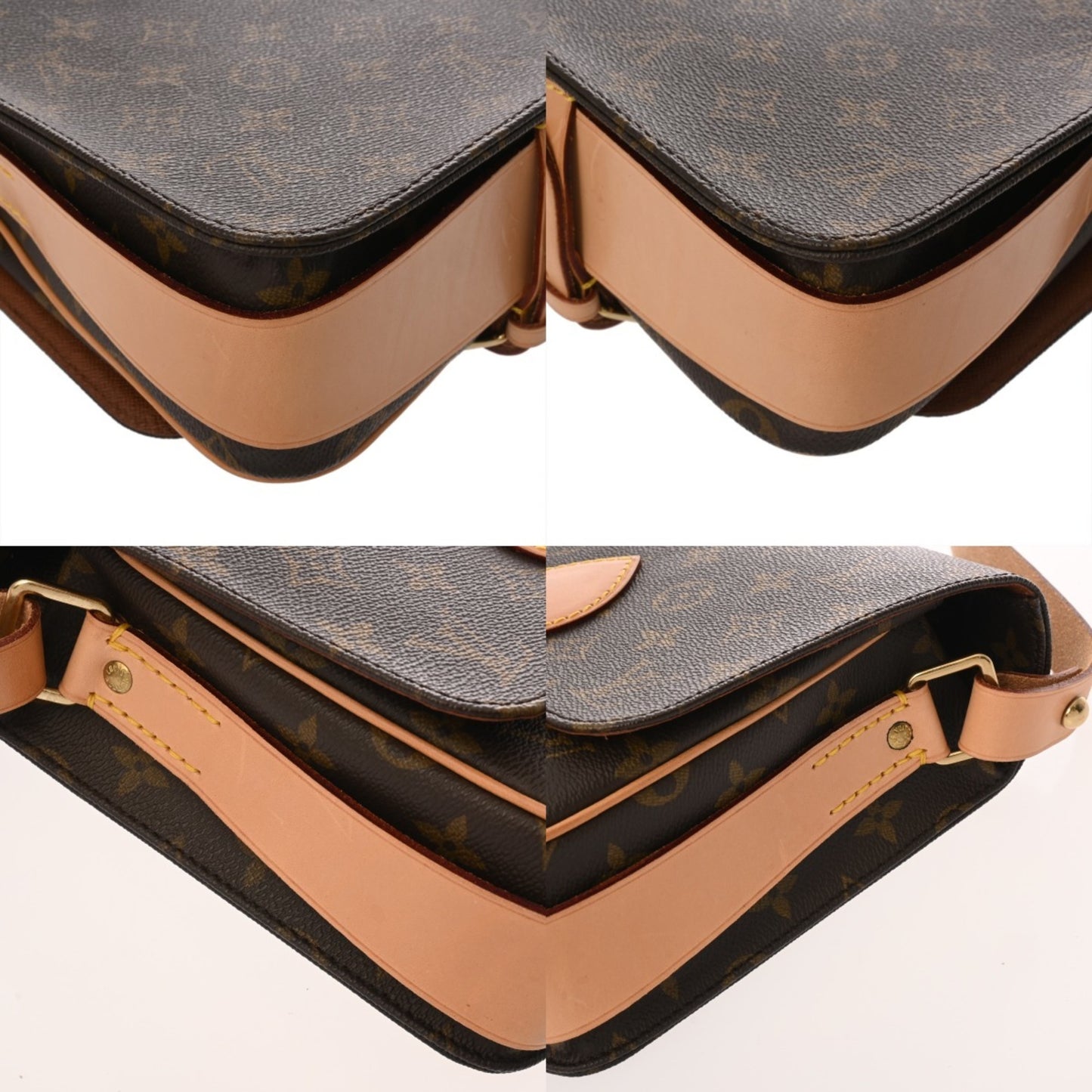 Louis Vuitton Monogram Cartesiere Mm Brown M51253 Men'S/Women'S Canvas Shoulder Bag