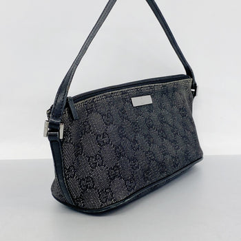 Gucci Pouch 07198 Denim Gray Black