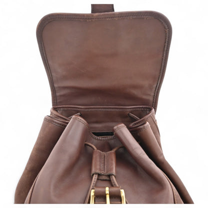 Coach Backpack Leather Brown Rucksack