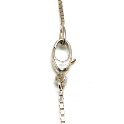 Gucci Heart Bamboo Pendant Necklace In Sterling Silver (925) - Long Necklace