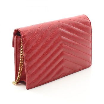 Saint Laurent Monogram Envelope Shoulder Bag In Calfskin Leather