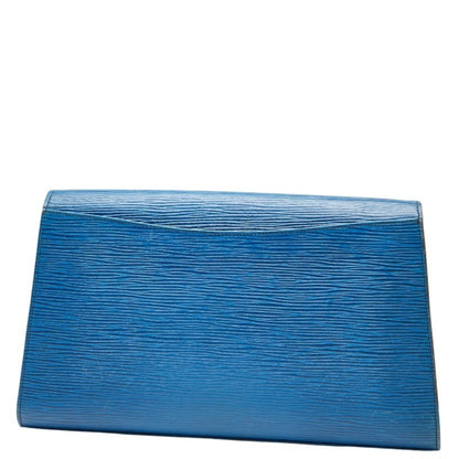 Louis Vuitton Epi Art Deco Clutch Bag M52635 Toledo Blue Leather