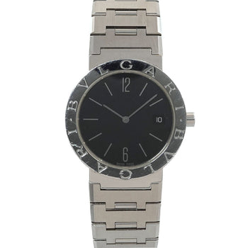 Bvlgari Bb33Ss Boys' Watch Date Black Quartz