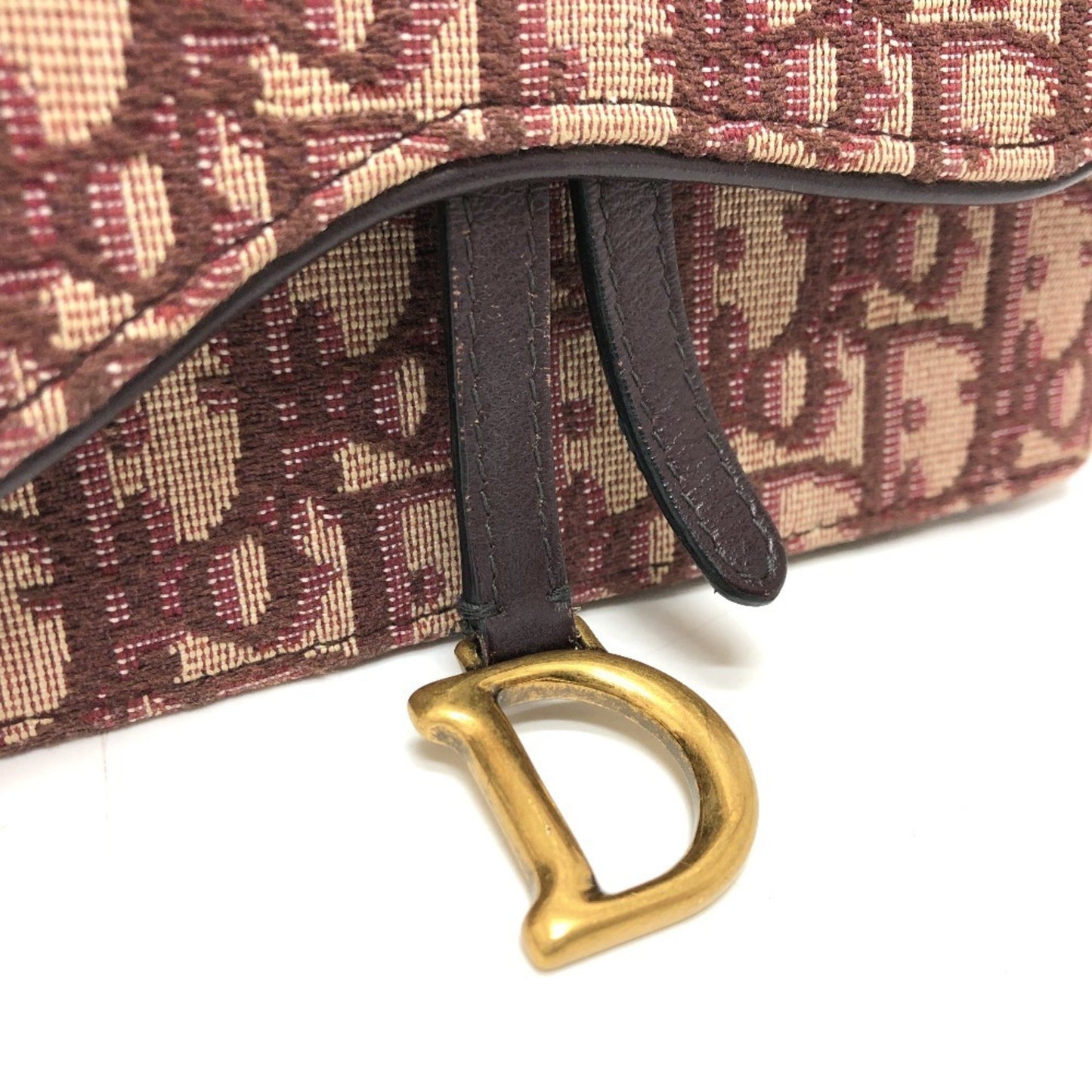 Christian Dior Trotter Saddle Belt Pouch/Waist Pouch/Body Bag In Canvas/Leather