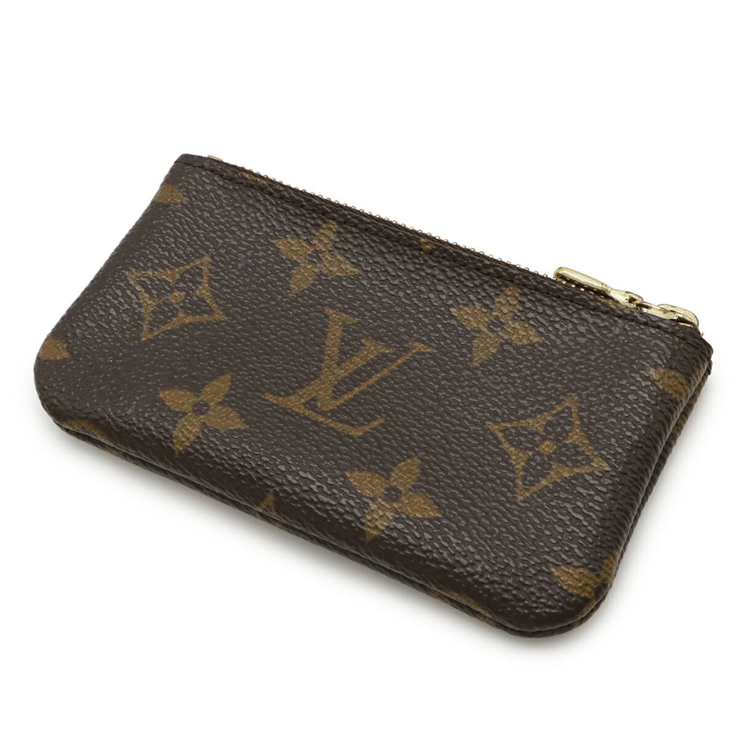 Louis Vuitton Monogram Pochette Cl Coin Case/Purse With Key Hook