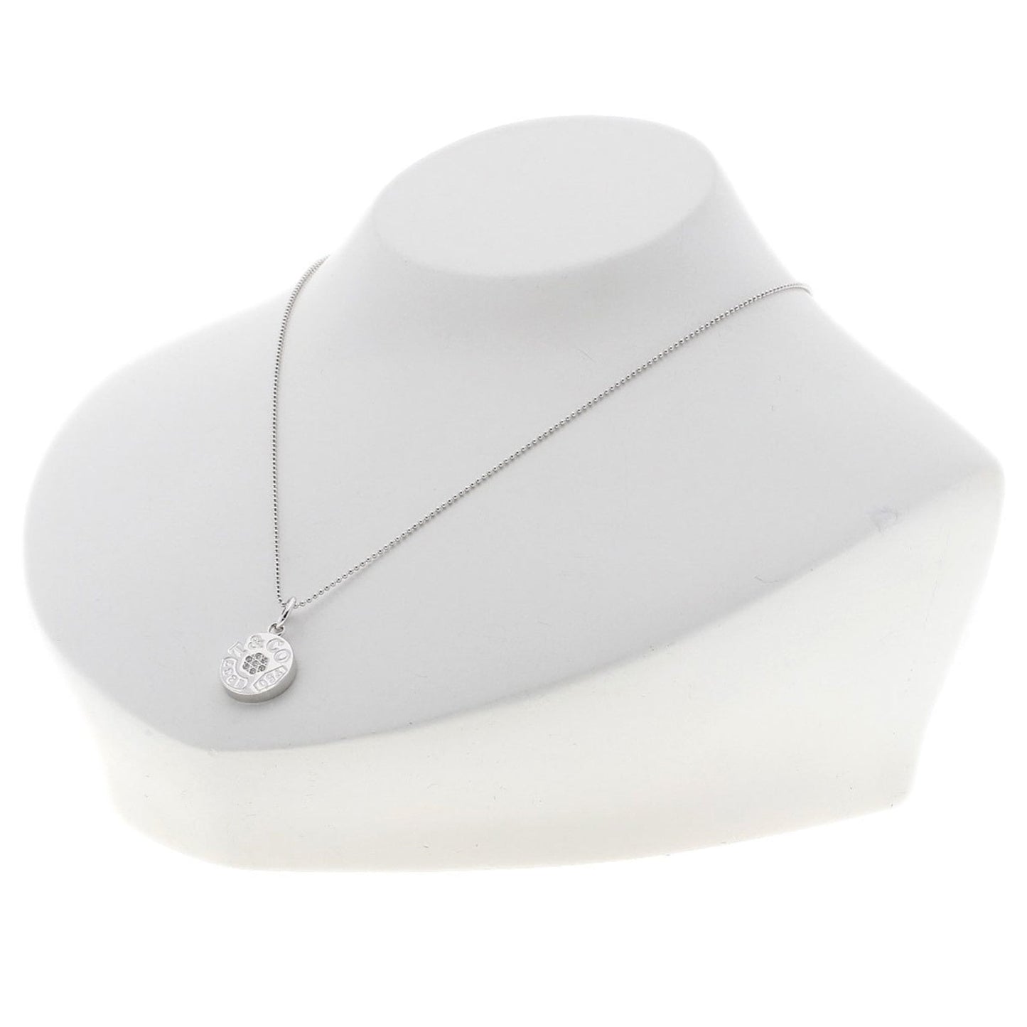 Tiffany & Co. 1837 Circle 7-Piece Diamond Necklace In 18K White Gold