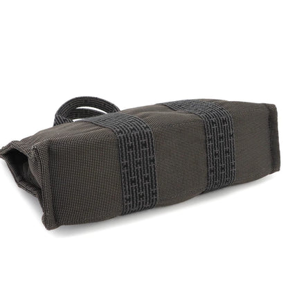 Hermes Herms Herline Tote Pm Bag In Gray Canvas