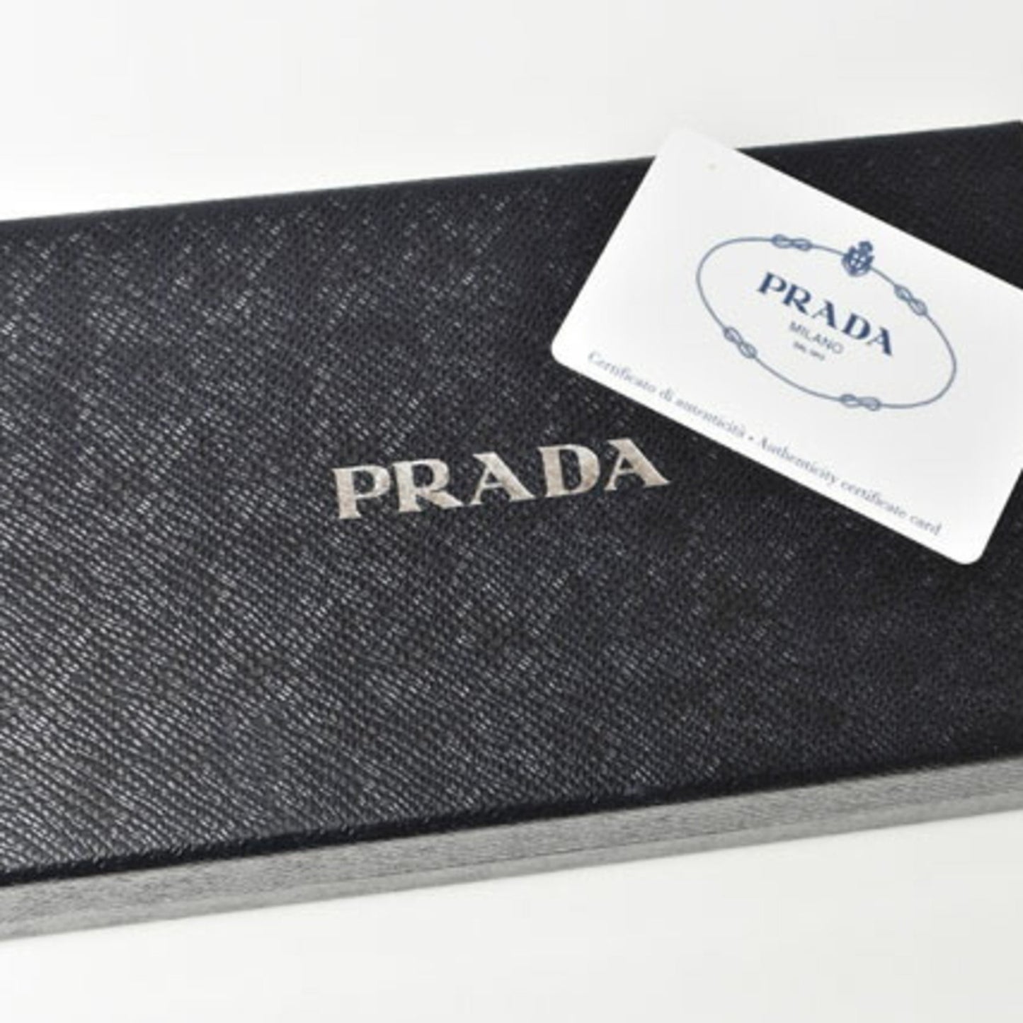 Prada Wallet Prada Long 1M0506 Saffiano Metal Embossed Leather Caramel Caramel
