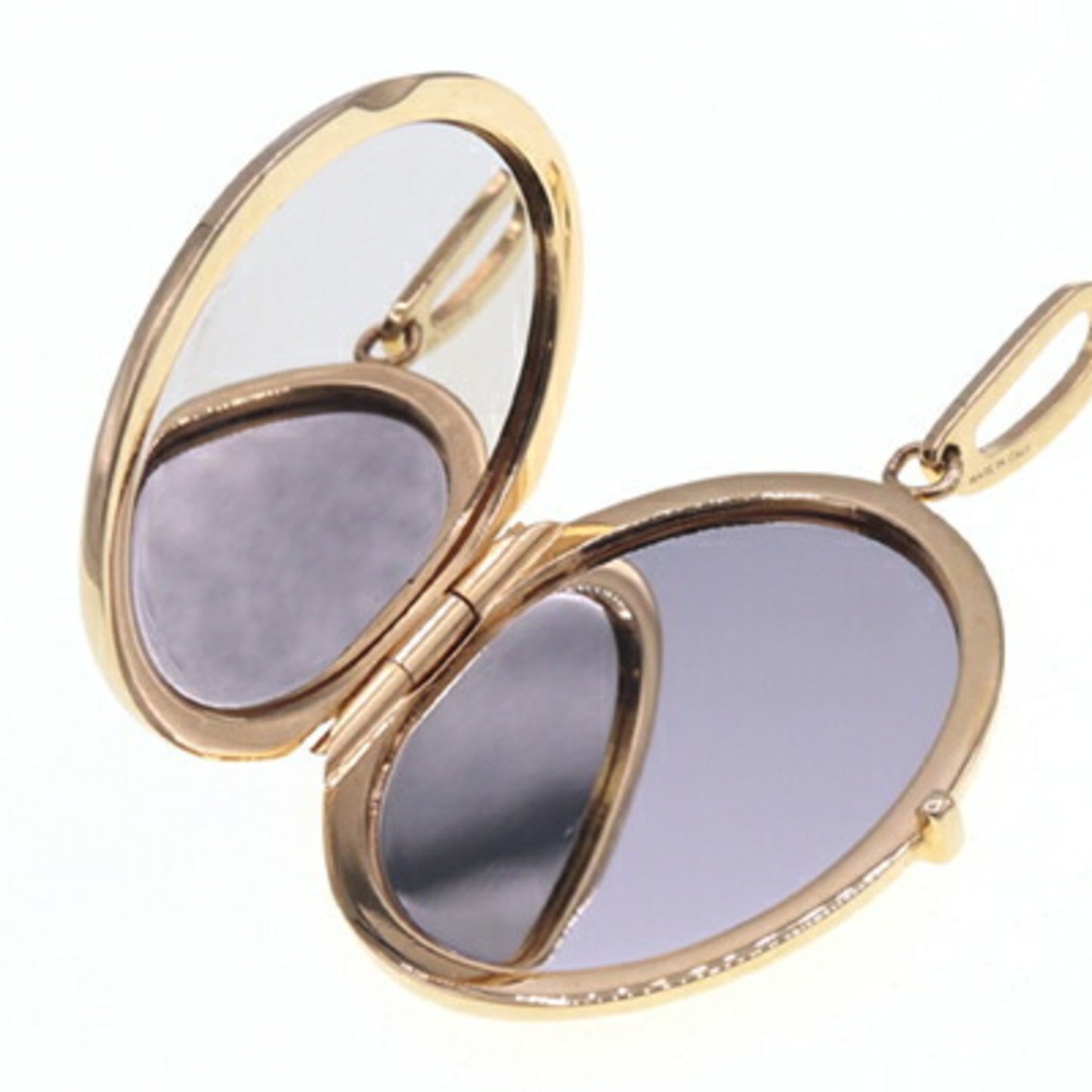Celine Pendant Top Mirror Medallion 46S436Bsl 36Ao Gold Metal Head Necklace