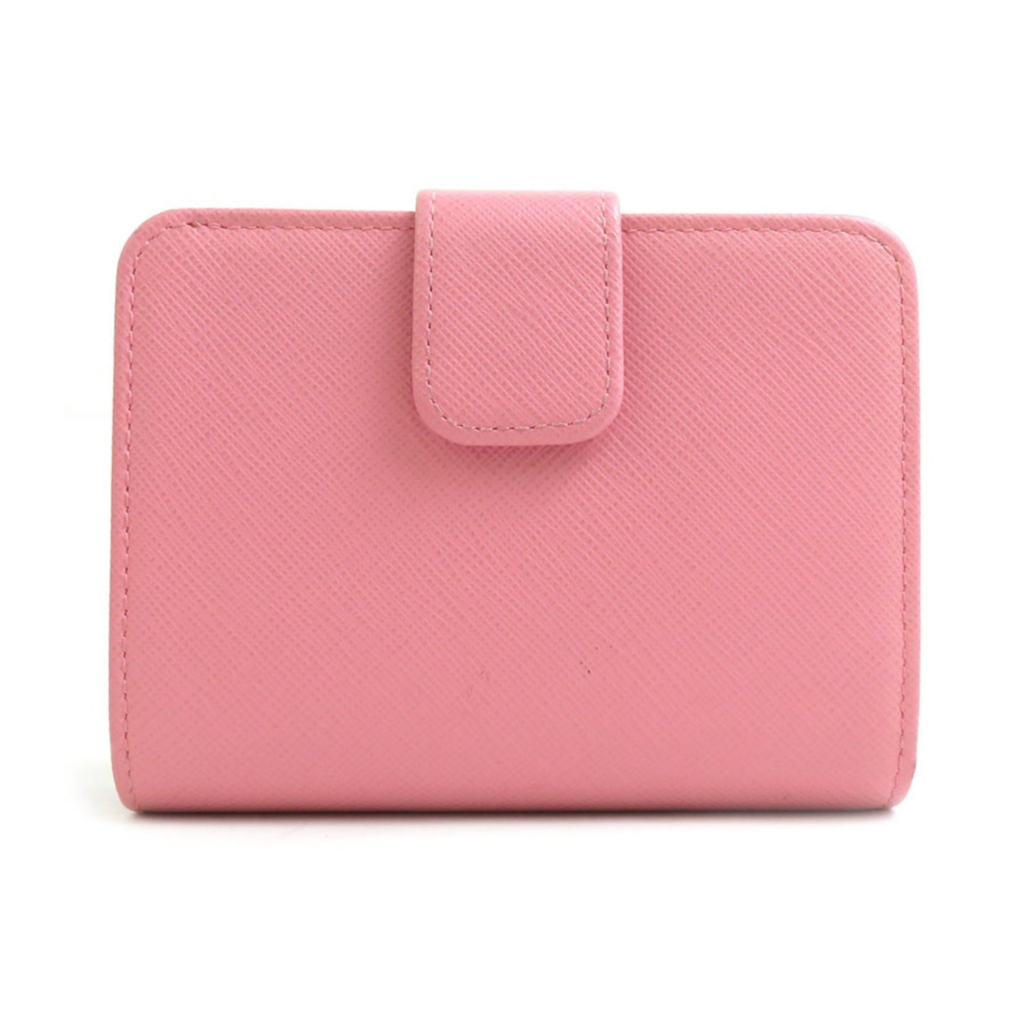 Prada Bi-Fold Wallet Leather Pink