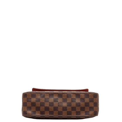 Louis Vuitton Damier Looping Special Order Handbag Shoulder Bag N51148 Brown Pvc Leather