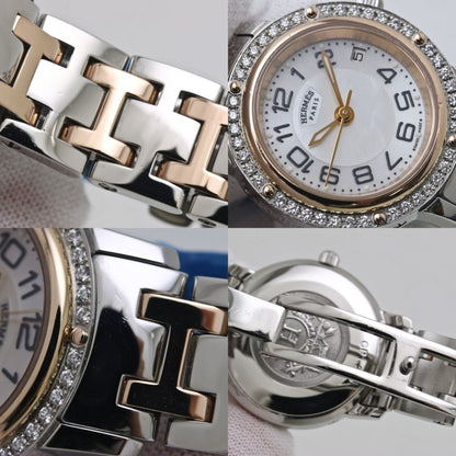 Hermes Clipper Nacr Classic Bezel Diamond Cp1.222.212 4970 035323Ww00