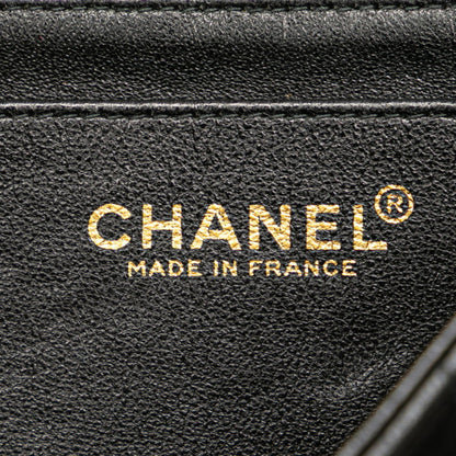 Chanel Chocobar Shoulder Bag In Black Lambskin
