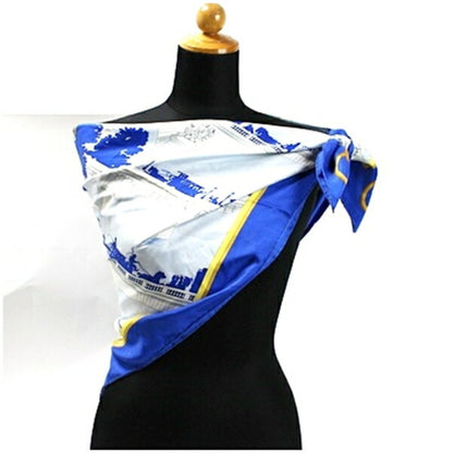 Hermes Silk Scarf Muffler Carre 90 Les Ponts De Paris Bridges Of Paris Hermes