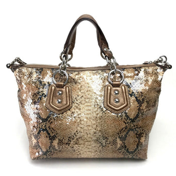 Coach 15269 Madison Sequin Audrey Boston Bag Handbag Sequins