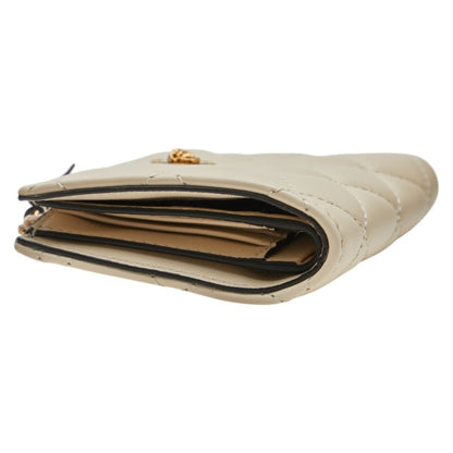 Versace Medusa Bifold Wallet Ivory White Leather