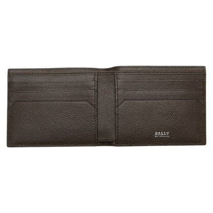 Bally Bifold Wallet Tevye Lt 241 Brown Leather