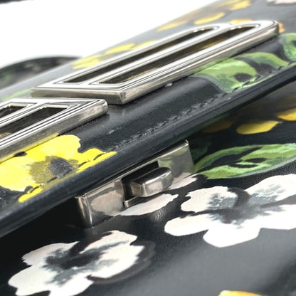Balenciaga 674693 Gossip Flower Shoulder Bag In Leather