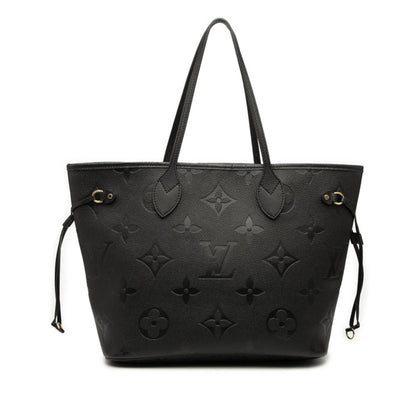 Louis Vuitton Monogram Empreinte Neverfull Mm Tote Bag/Shoulder Bag M45685 Noir Black Leather