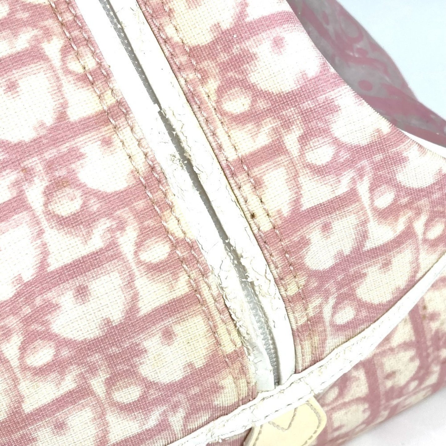 Christian Dior Dior Trotter Logo Tote Bag/Mini Boston Bag/Handbag In Vinyl And Patent Leather