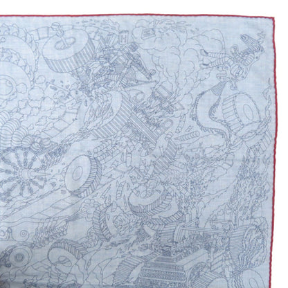 Unused Herms Carr H100 Les As Du Volant Scarf