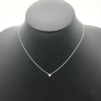 Tiffany & Co. By The Yard Necklace Diamond Sv925 1.6G Silver