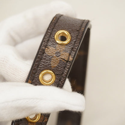 Louis Vuitton Monogram Pallas Handbag M40906 Brown Aurore 2-Way Bag