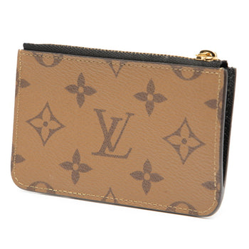 Louis Vuitton Monogram Reverse Porte Carte Romy Business Card Case Fragment M81912 Brown