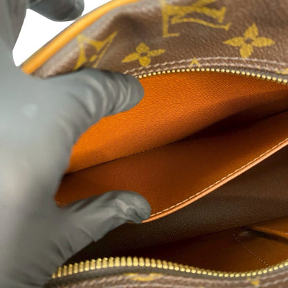 Louis Vuitton Cite Mm Monogram Leather Semi-Shoulder Bag/Tote Bag/Handbag Brown 39131