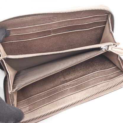 Bottega Veneta Intrecciato Leather Round Long Wallet