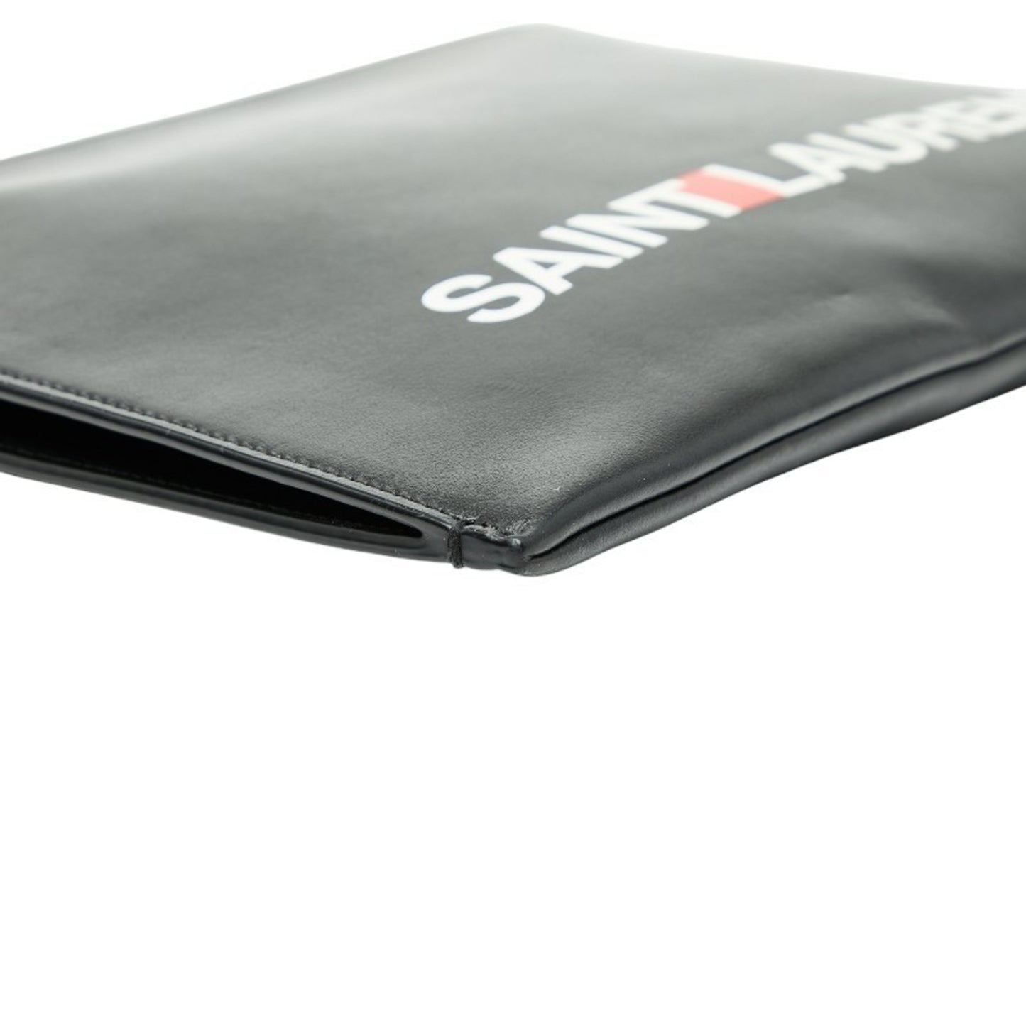 Saint Laurent Logo Clutch Bag/Second Bag In Black