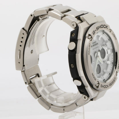 Casio Gshock Gsteel Gstw100 Series Watch (Gstw110D7Ajf) Silver Resin/Stainless Steel