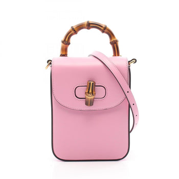 Gucci Bamboo Handbag Leather