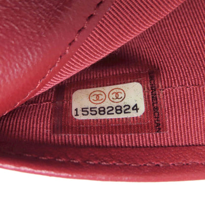 Chanel Matelasse Coco Mark Silver Hardware Lambskin Long Wallet