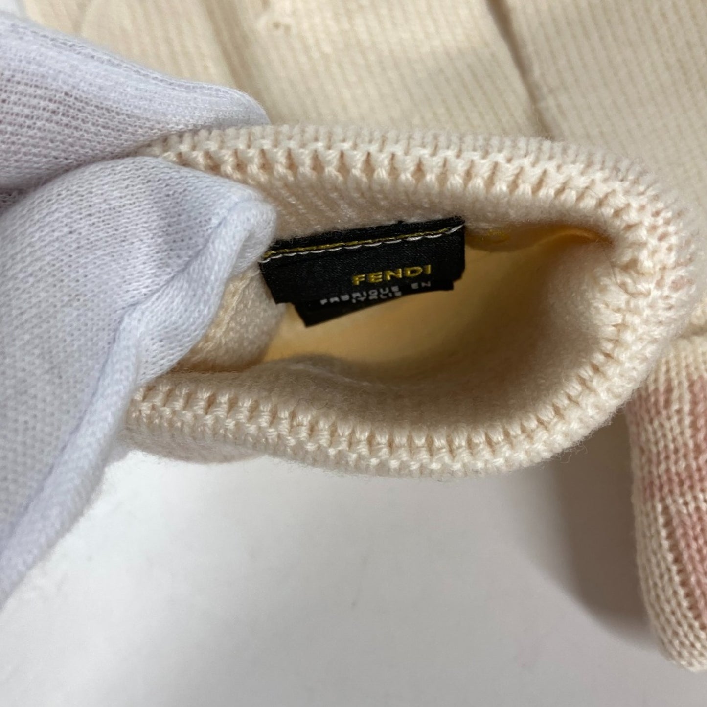 Fendi Zucca Wool Gloves