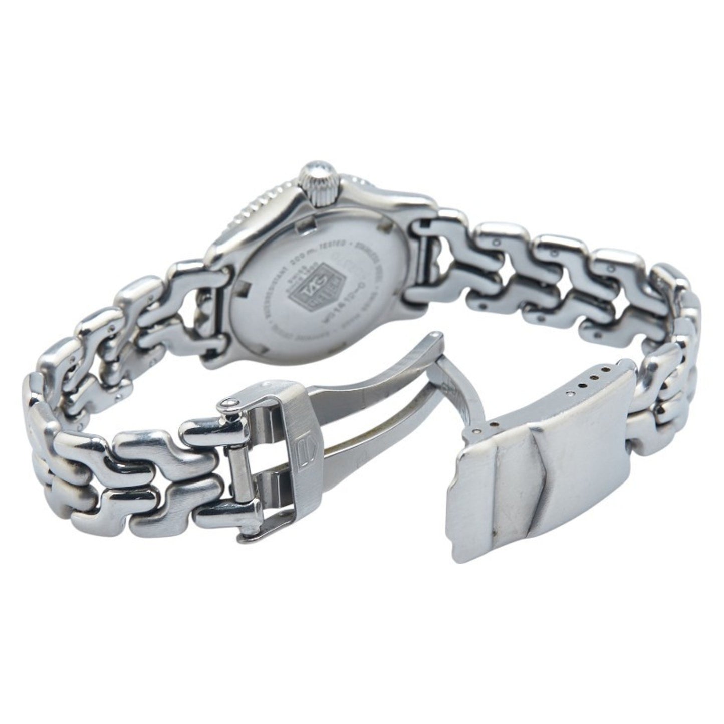 Tag Heuer Professional Watch Wg1412-0 Quartz White Dial Stainless Steel