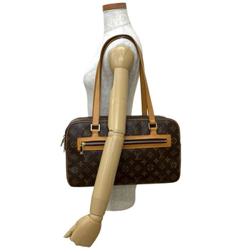 Louis Vuitton Cite Gm Monogram Leather Semi-Shoulder Bag/Handbag Brown 33672