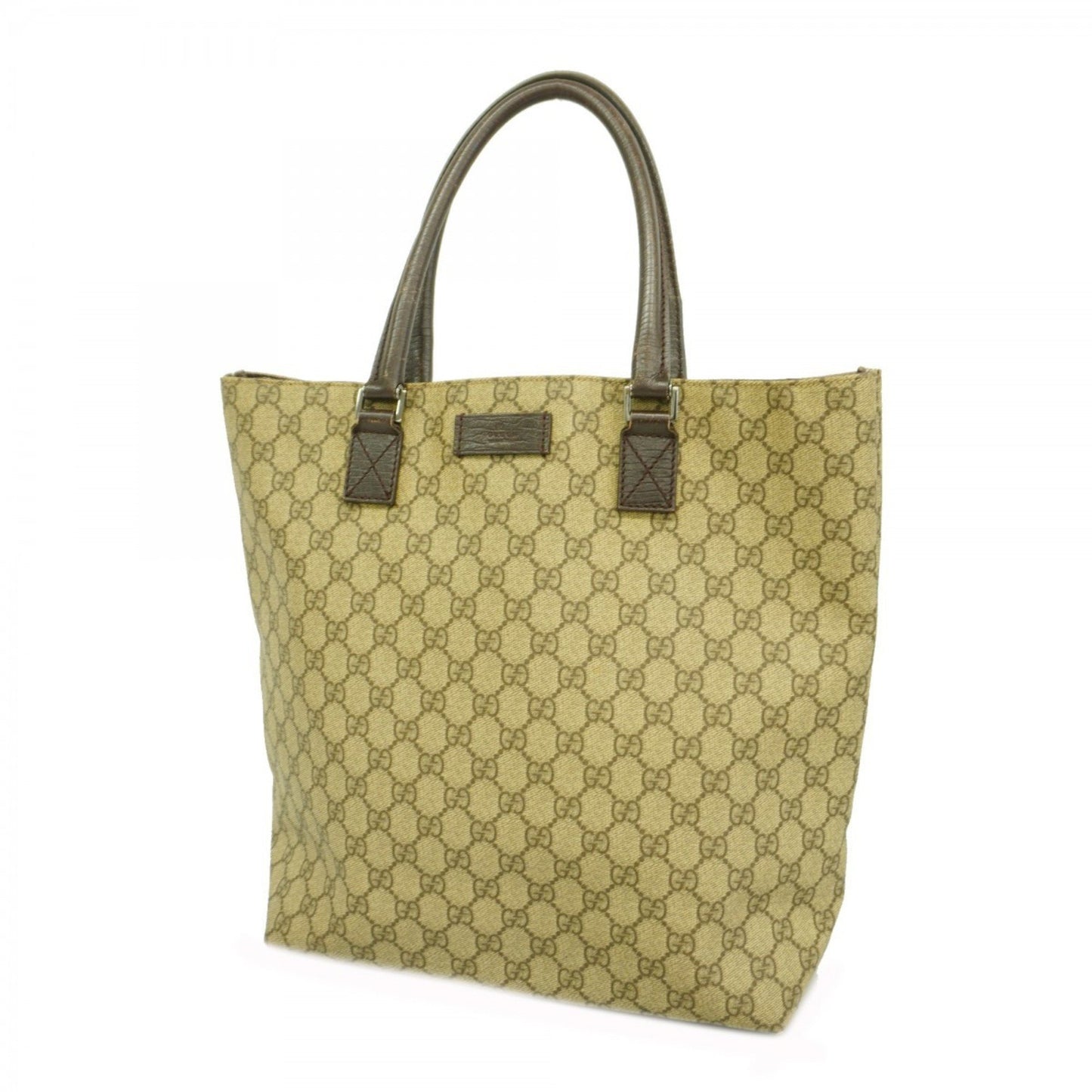 Gucci Gg Supreme Tote Bag 131220 Brown