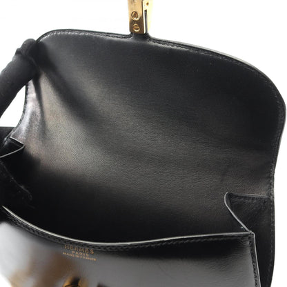 Hermes Shoulder Bag In Box Calf Leather