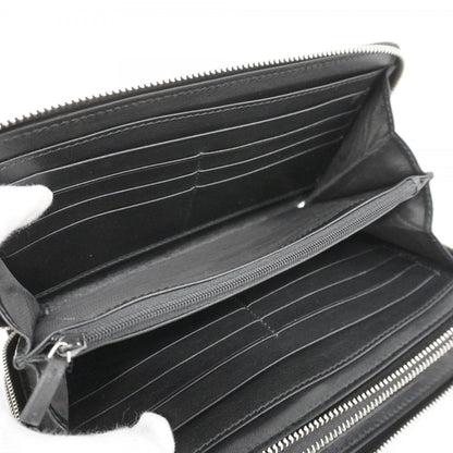 Gucci Micro Guccissima Long Wallet 449246 Leather Black