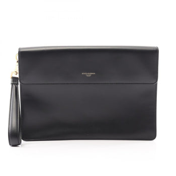 Dolce & Gabbana Mediterraneo Leather Clutch Bag For Men