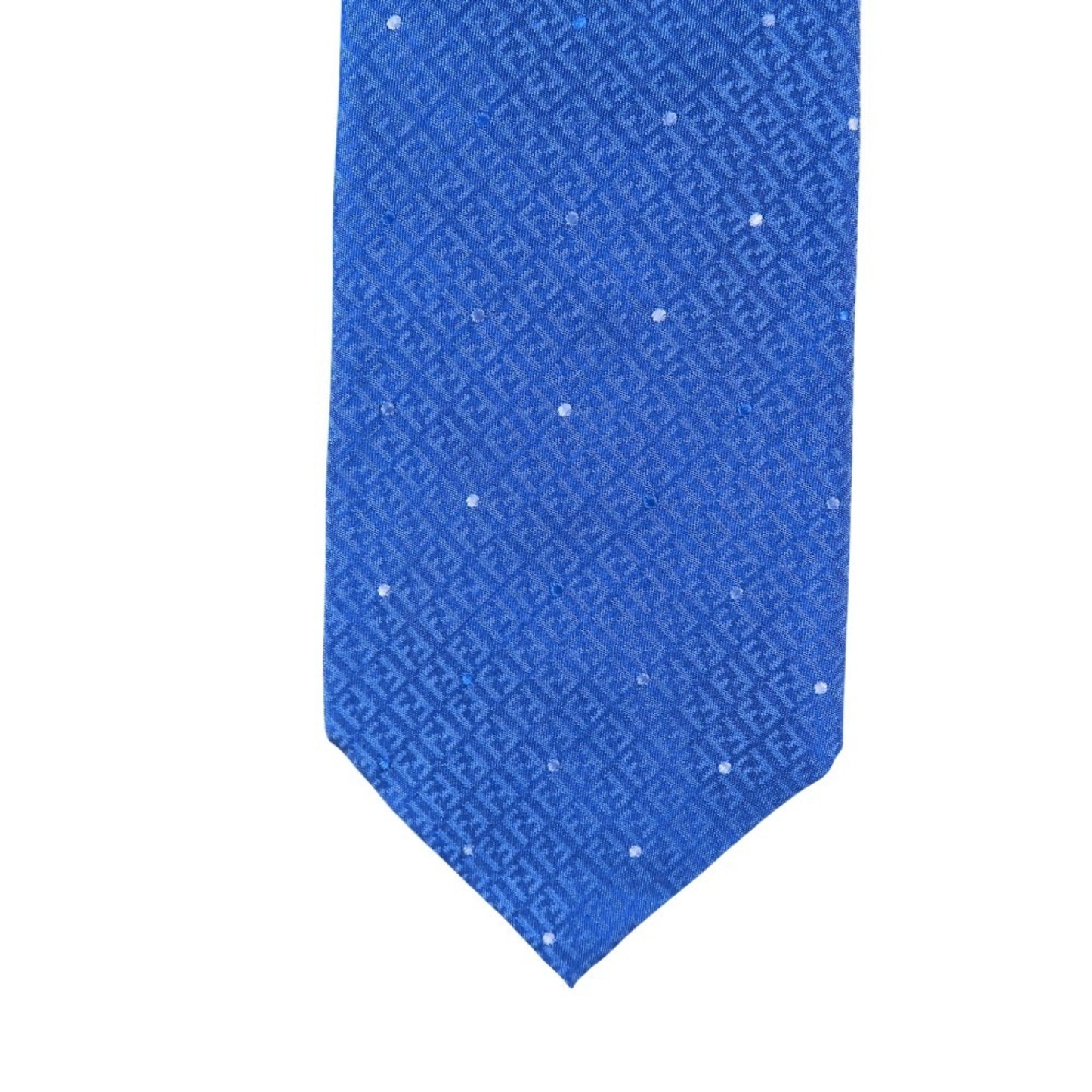 Fendi Men'S Silk Tie With Ff Logo